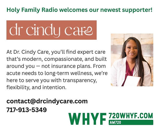 Holy Family Radio welcomes our newest support!.jpg