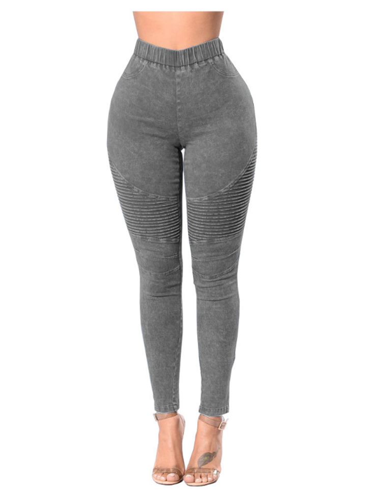 Miniaturbild: Women's High-Waisted Stretch Skinny Jeans – Trendy & Comfortable Fit