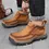 Thumbnail: Men's Genuine Leather Ankle Boots – Fashionable Retro