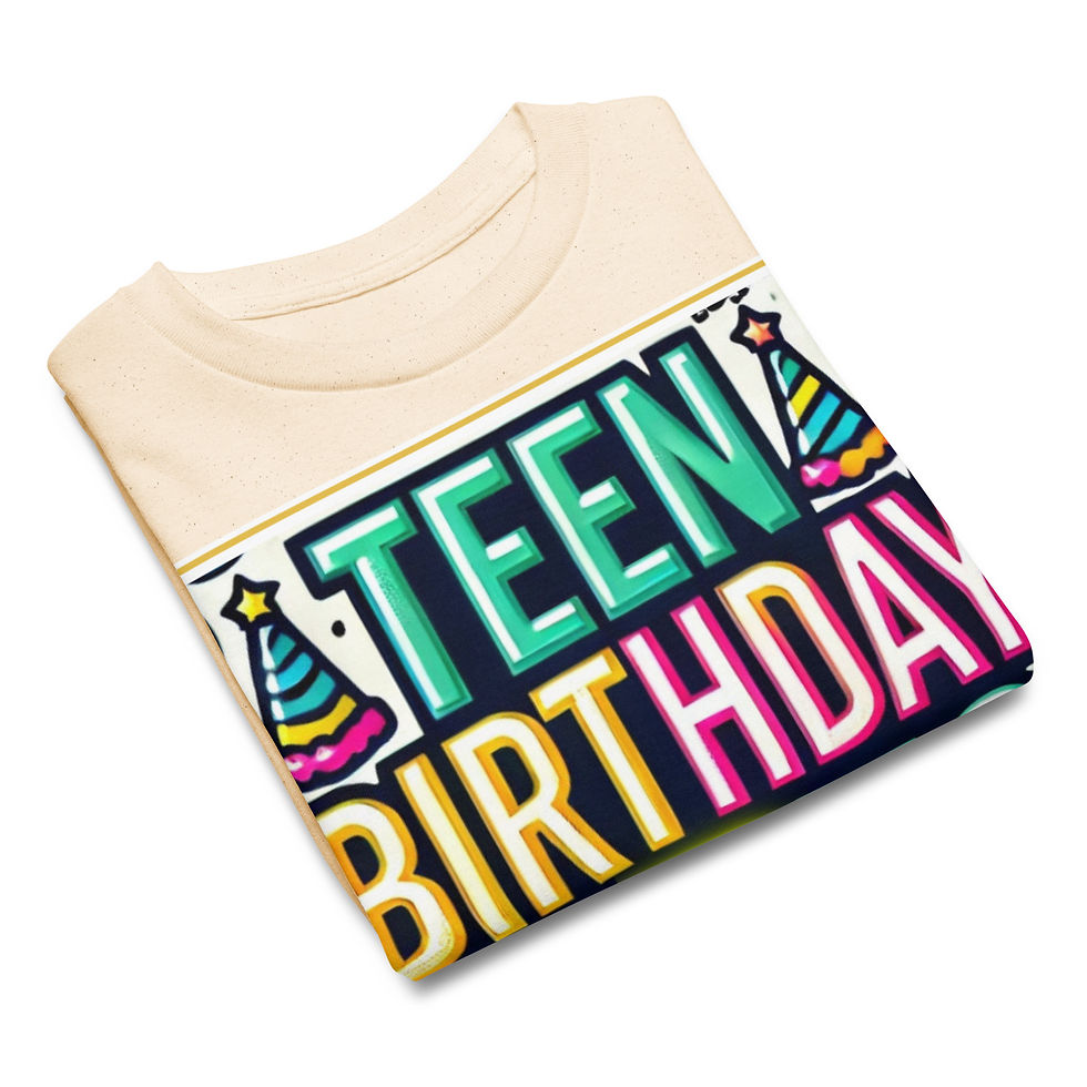 縮圖：Youth Classic Tee – "Teen Birthday Vibes" In Style