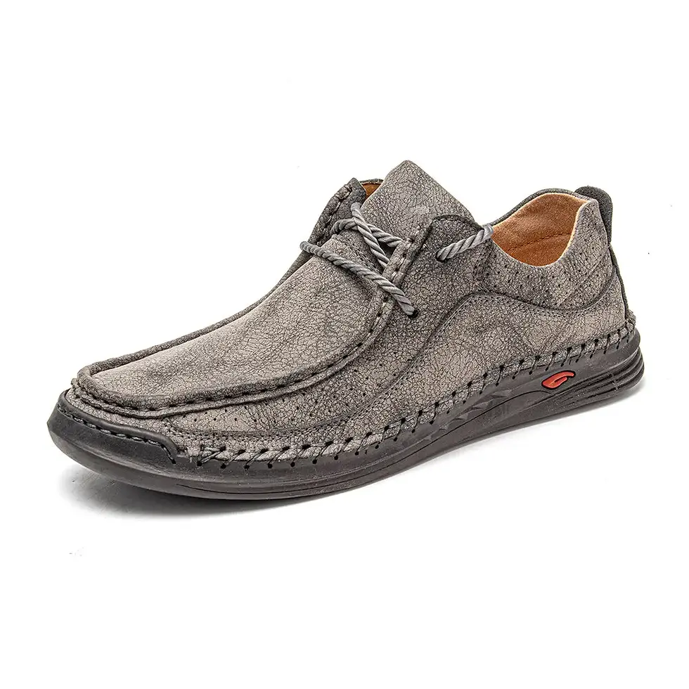 الصورة المصغرة: Men's Hand-Stitched Leather Loafers
