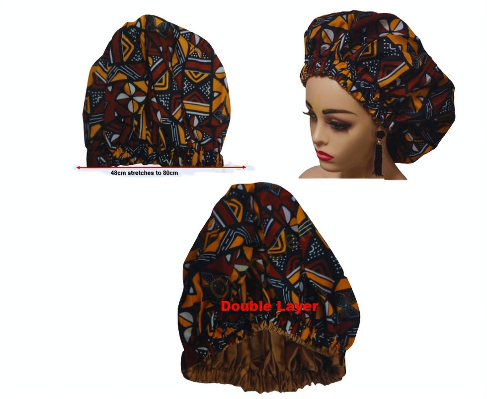 Miniatura: Inspired Comfortable Double-Layer Hair Bonnet