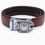 Miniatura: Premium Genuine Leather Belt with Auto-Locking Spinning Buckle