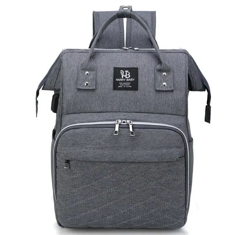 Miniature : Large Capacity Mommy Diaper Backpack with Changing Mat – Stroller Hanging Bag