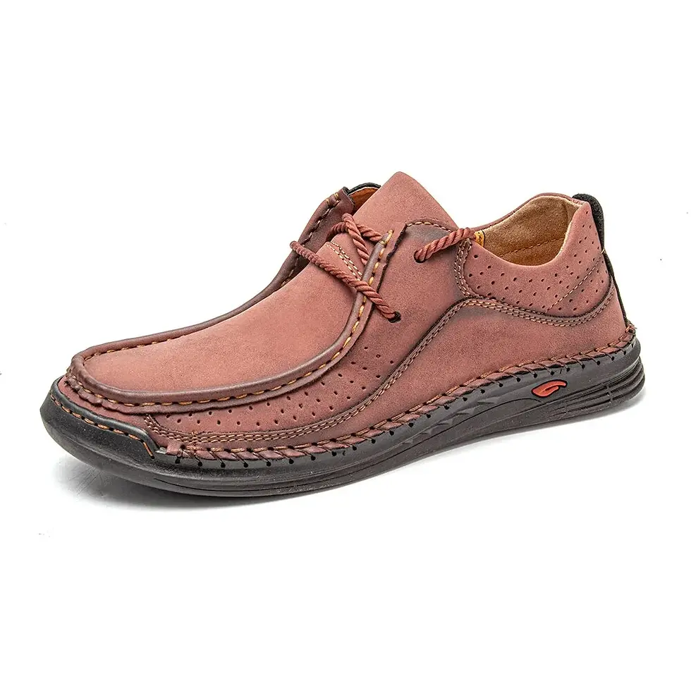 Miniature : Men's Hand-Stitched Leather Loafers
