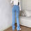 Thumbnail: Women’s High-Waisted Straight-Leg Baggy Jeans