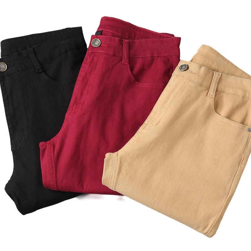 الصورة المصغرة: Men’s Custom-Fit Stretch Denim Jeans – Premium Tailored Comfort