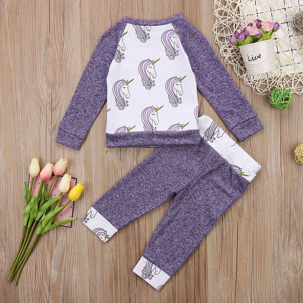 الصورة المصغرة: Babies | Girls Cartoon Clothing Set Newborn Toddler