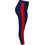 Thumbnail: Tina's Premium Leggings - Red & Navy Blue Stripe Design