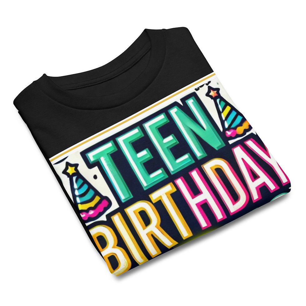 縮圖：Youth Classic Tee – "Teen Birthday Vibes" In Style