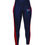 Thumbnail: Tina's Premium Leggings - Red & Navy Blue Stripe Design