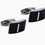 Miniaturbild: Premium Black and Silver Cufflinks – Elegant and Refined