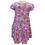 Miniaturbild: Girls' Purple Floral Ruffle Dress