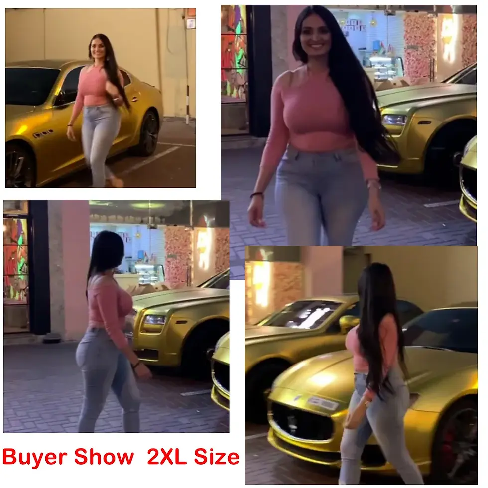الصورة المصغرة: Women's High-Waisted Stretch Jeans – Curvy Fit with Ultimate Comfort