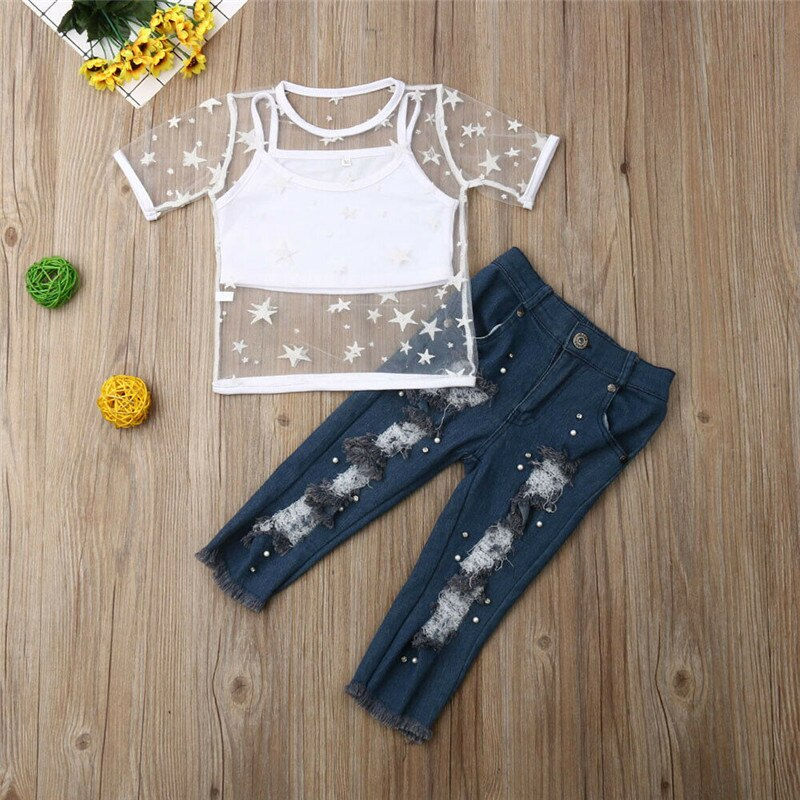 Thumbnail: Baby Girls Clothing Set – Soft Cotton Blend