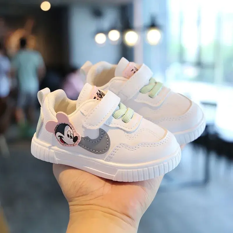 Miniaturbild: DDisney White Casual Shoes – Unisex Sneakers 