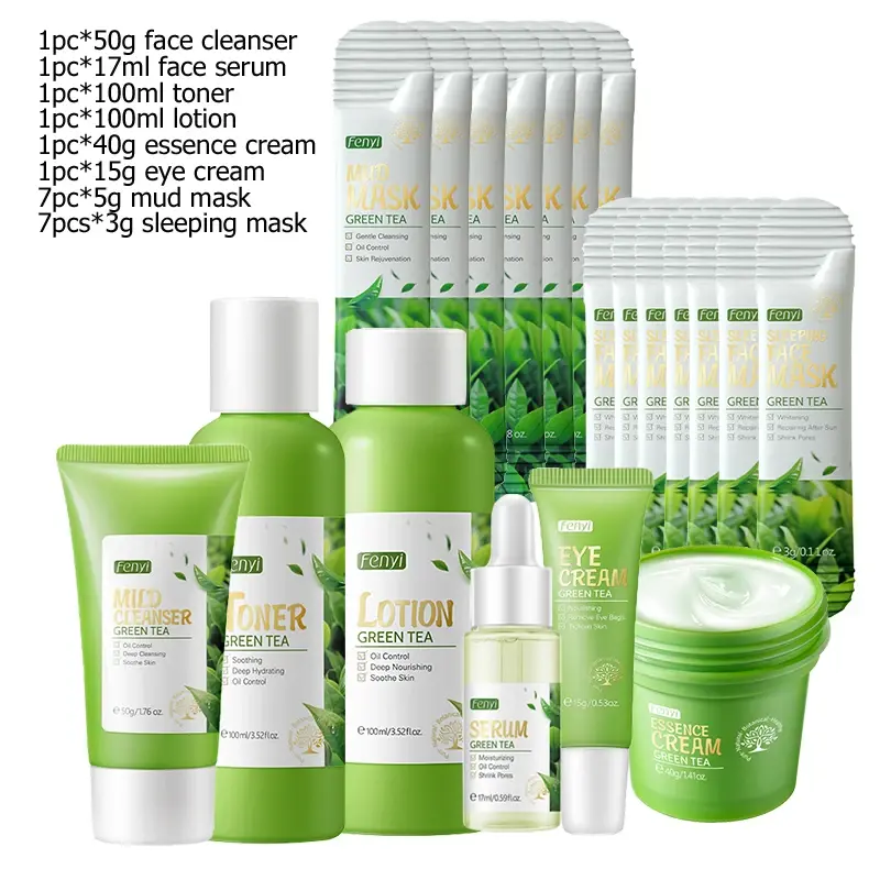 Miniature : Green Tea & Sakura Face Care Kit