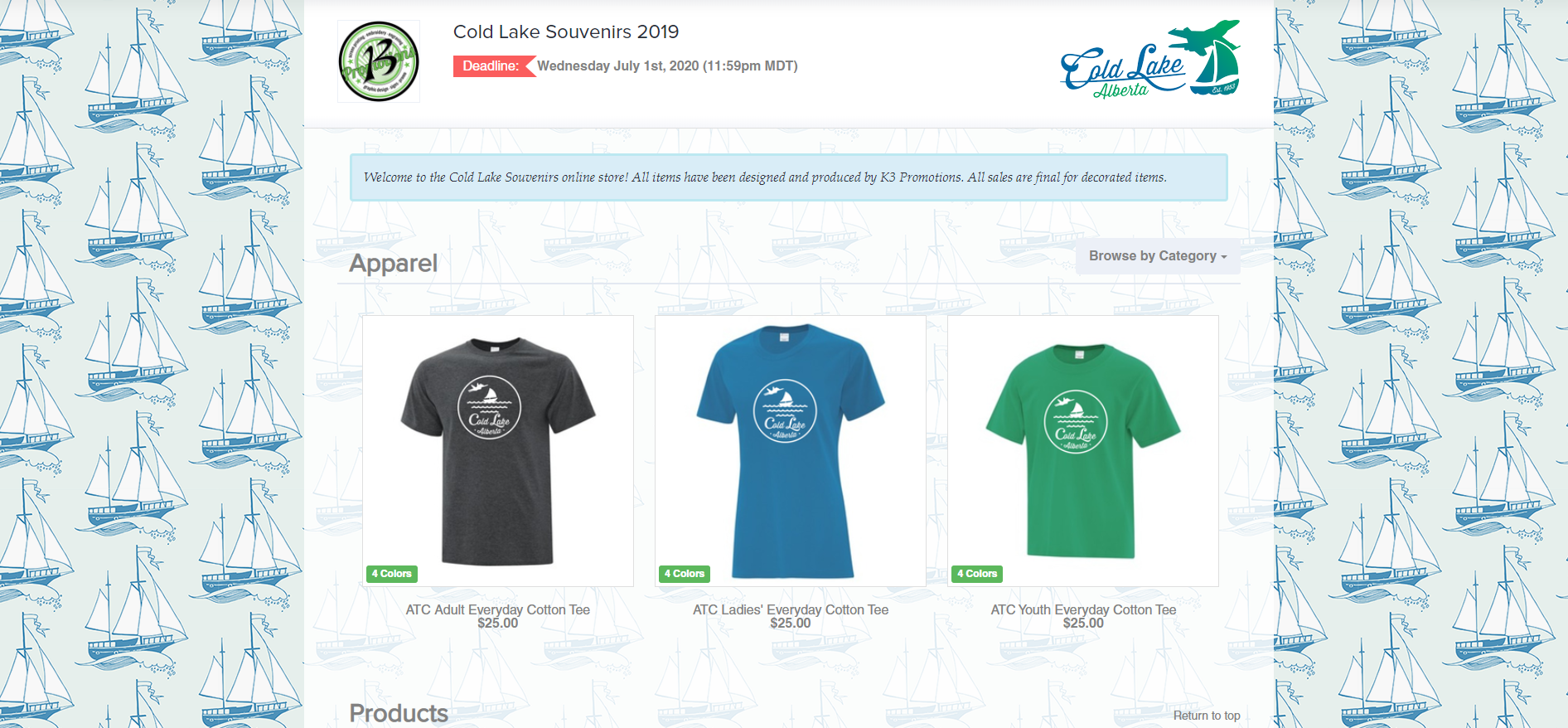 Cold Lake Souvenirs Order My Gear
