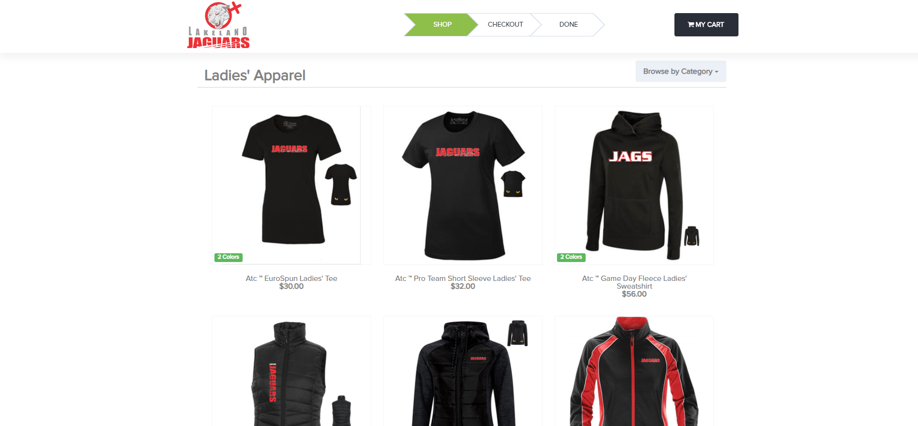 Jaguars Order My Gear Page