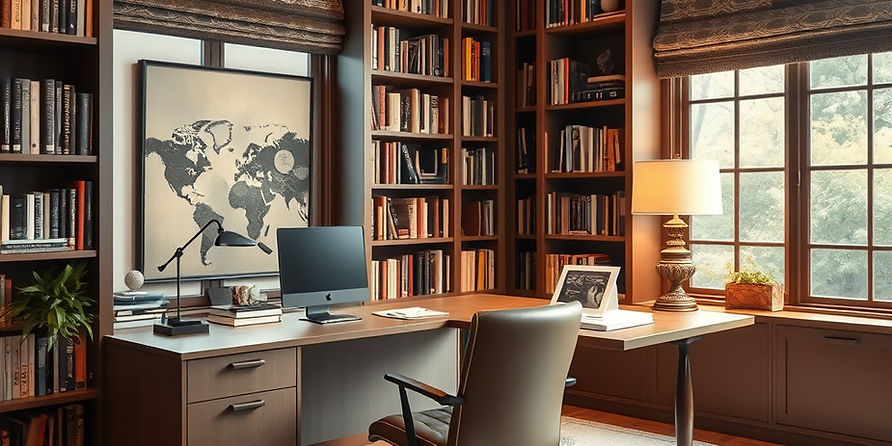 warm and inviting office study with bookshelves.jpg