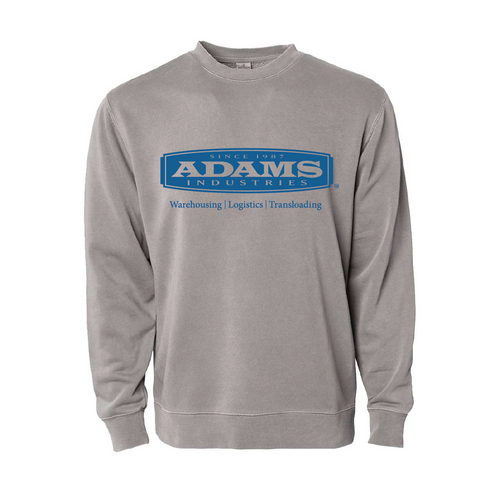 Midweight Pigment-Dyed Crewneck Sweatshirt | Adams Merchandise