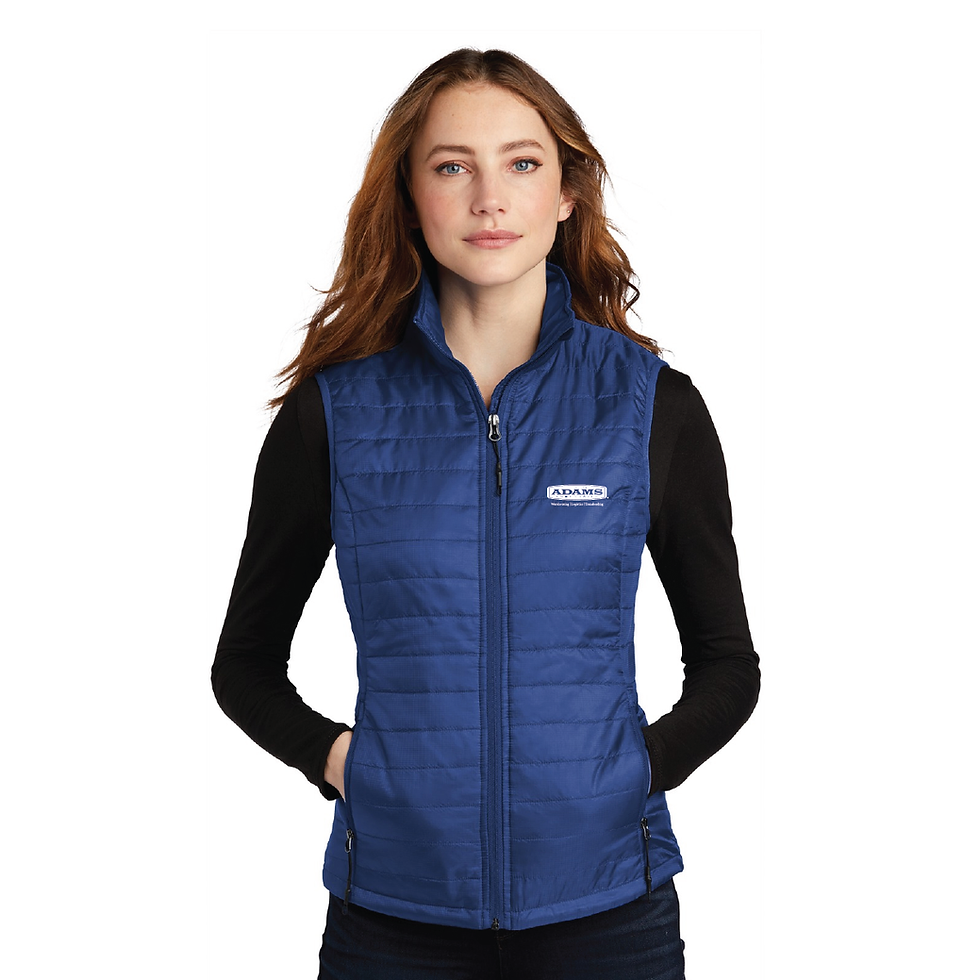 Thumbnail: Ladies Packable Puffy Vest