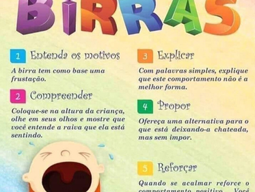 Lidando com as birras
