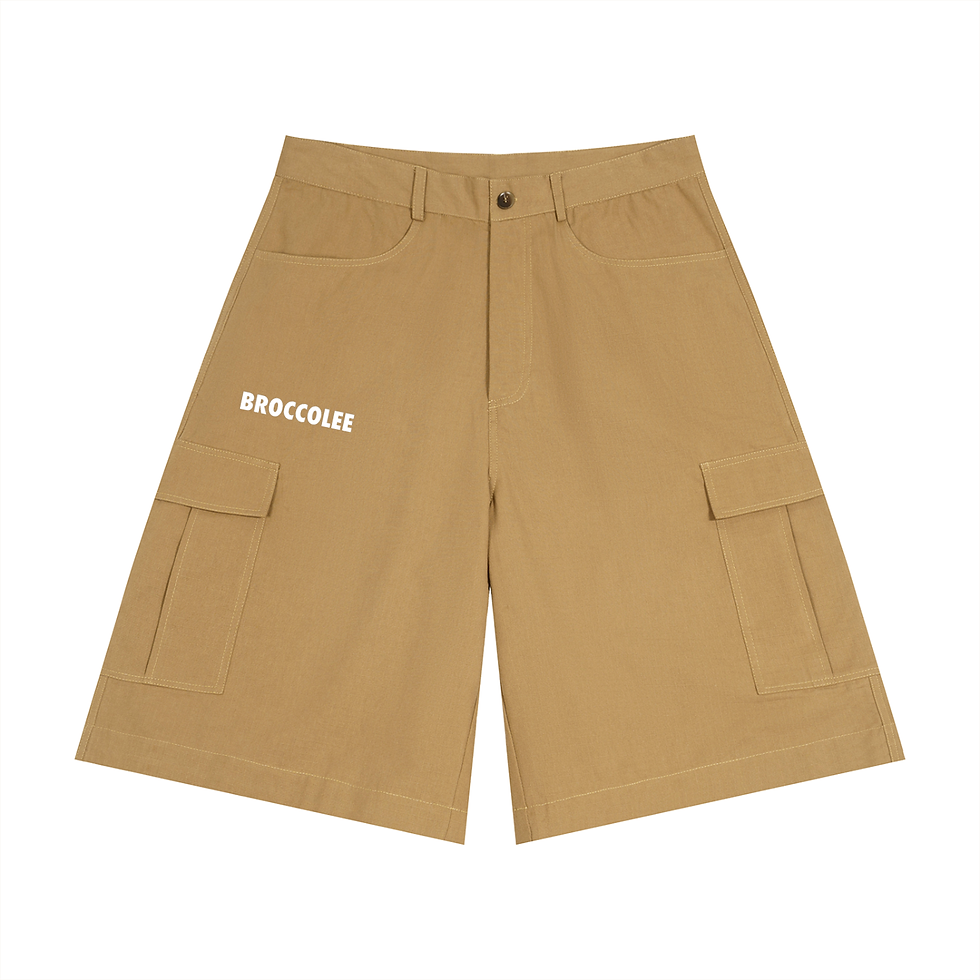 Thumbnail: BROCCOLEE  Woven Cargo Shorts