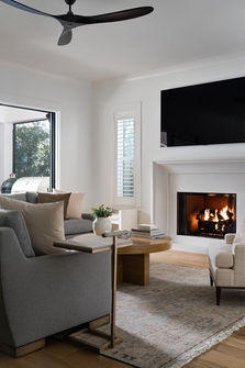 Tampa Florida Interior Designer Living Room by Hendrickson Interior Design