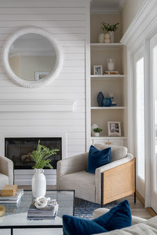Tampa Florida Interior Designer Living Room by Hendrickson Interior Design