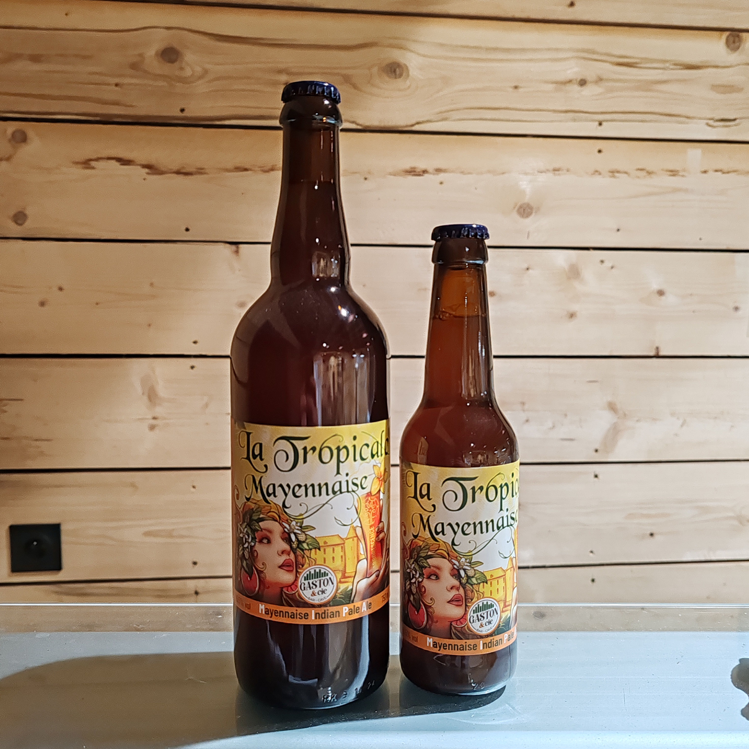 Bière BIO MIPA - La Tropicale Mayennaise - La bouteille 