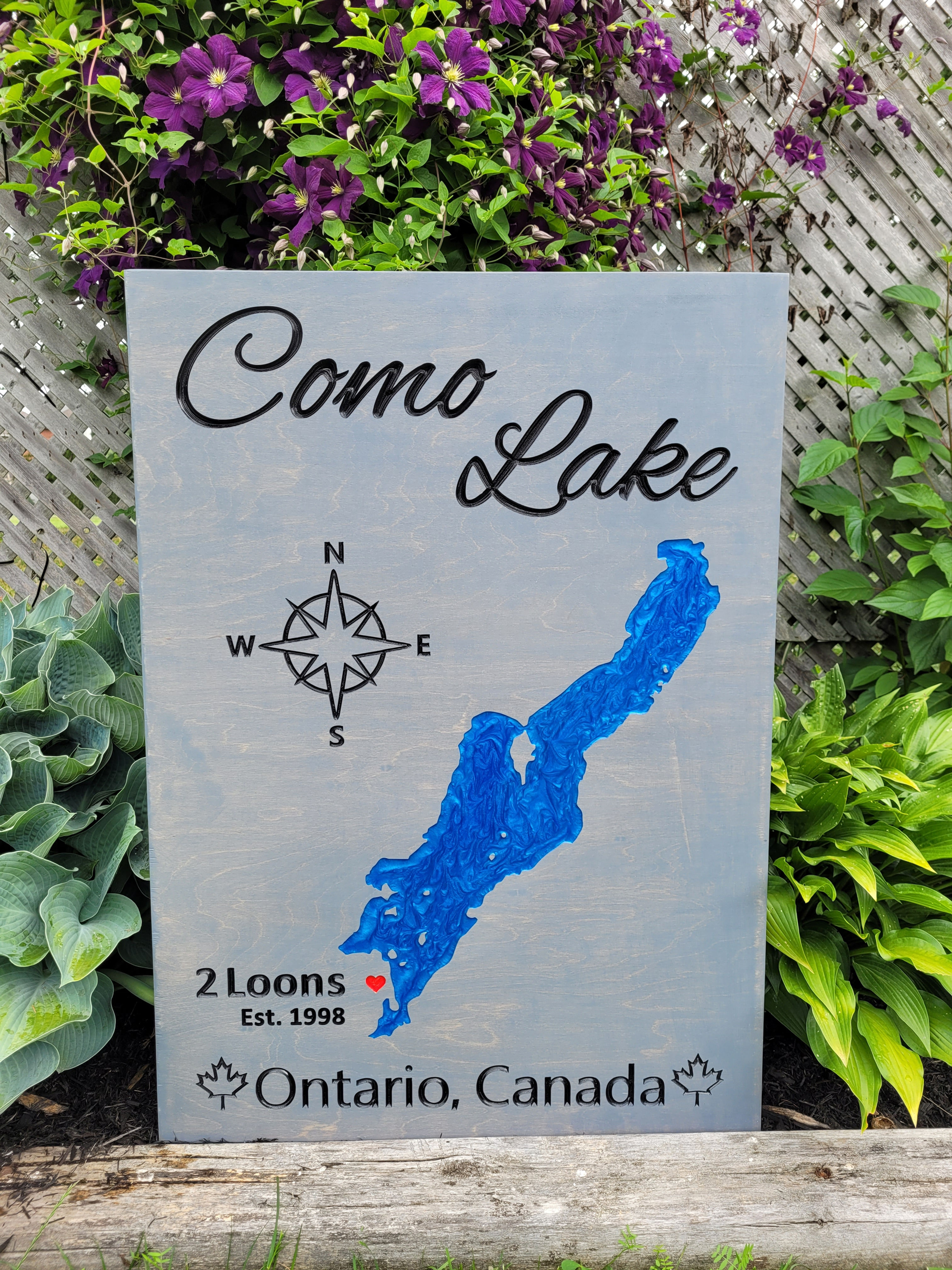 Como Lake Sign