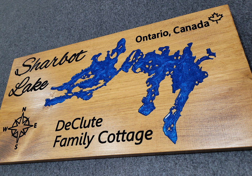 Thumbnail: Sharbot Lake Sign