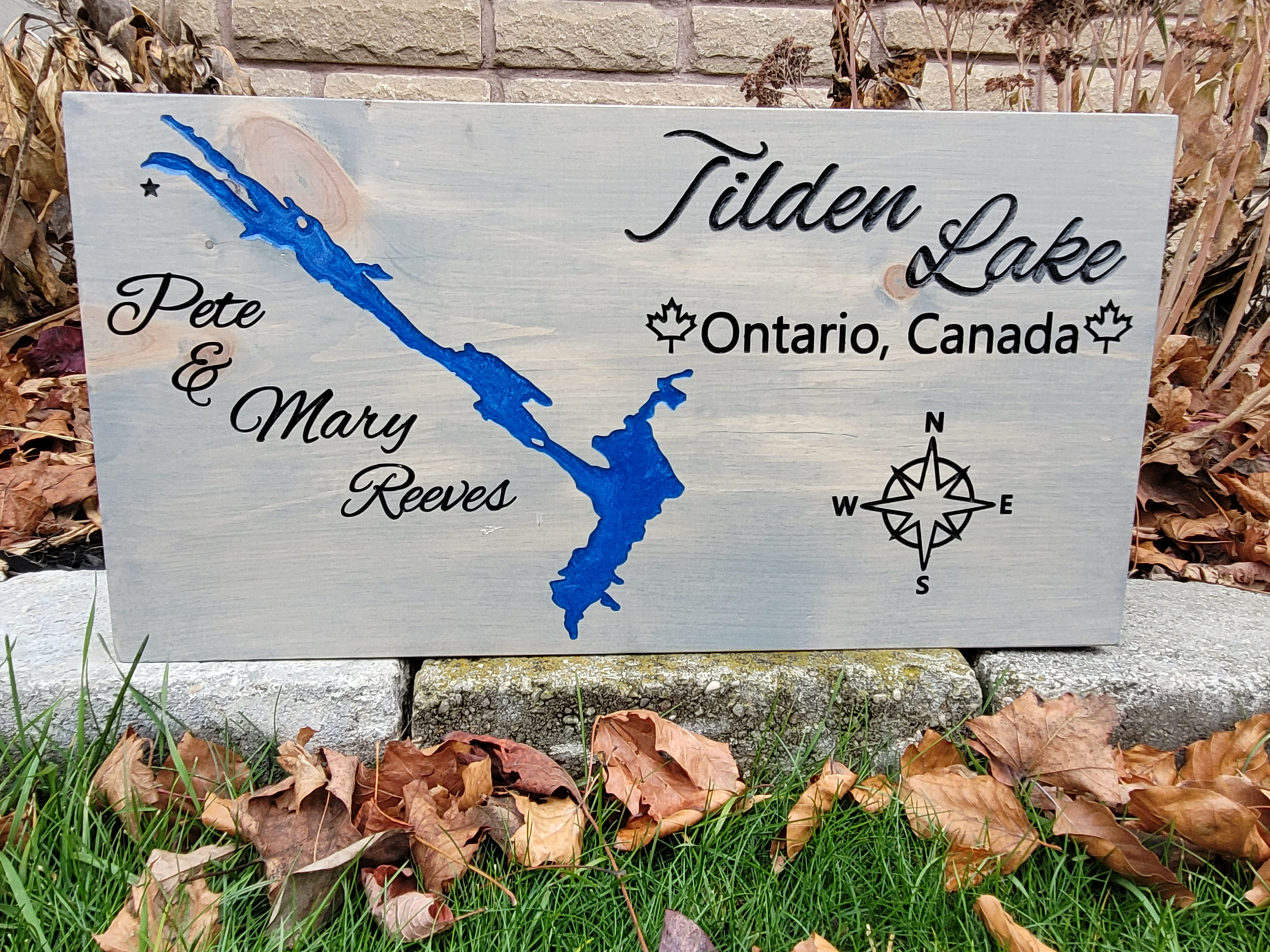 Tilden Lake Sign