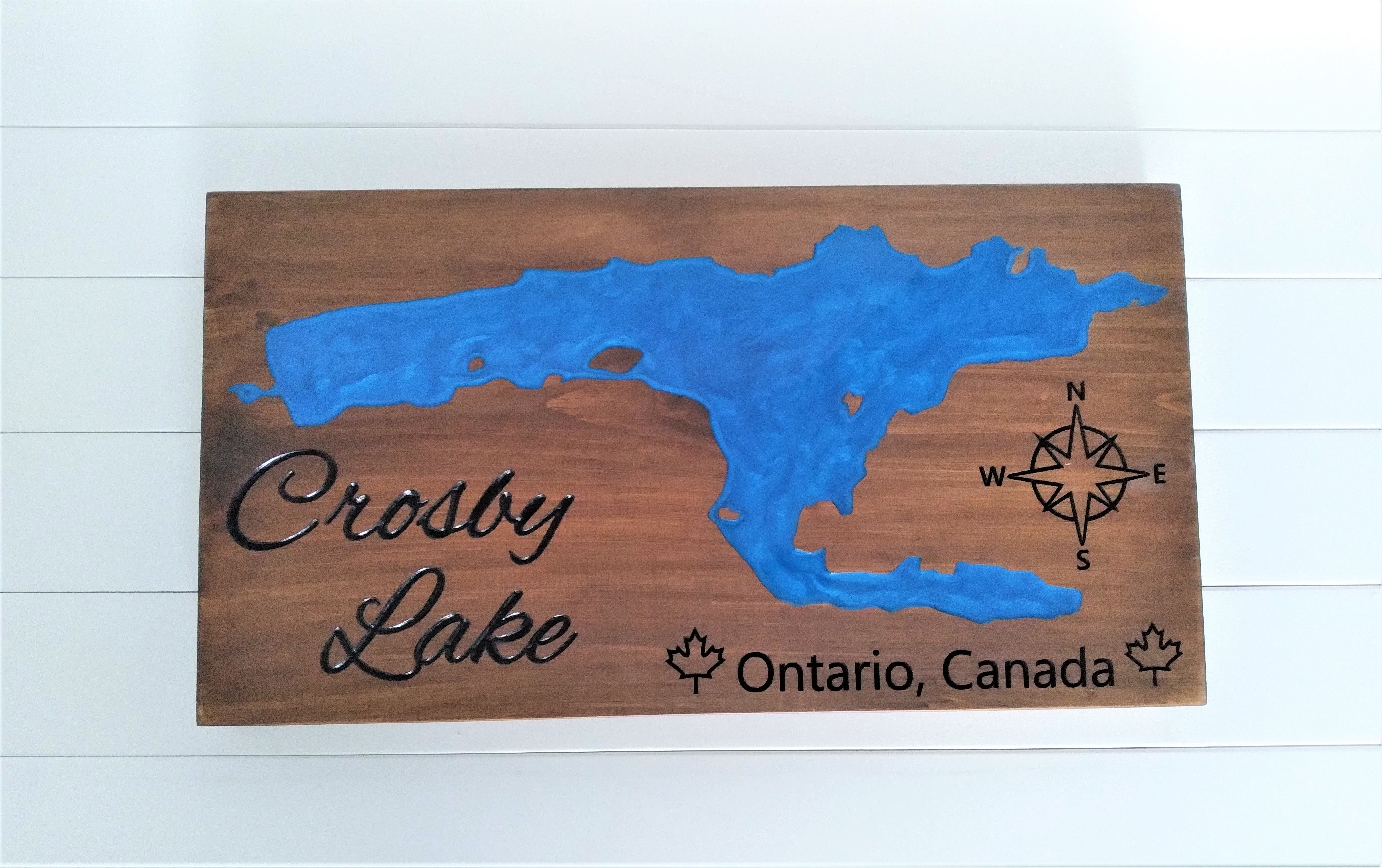 Crosby Lake Sign