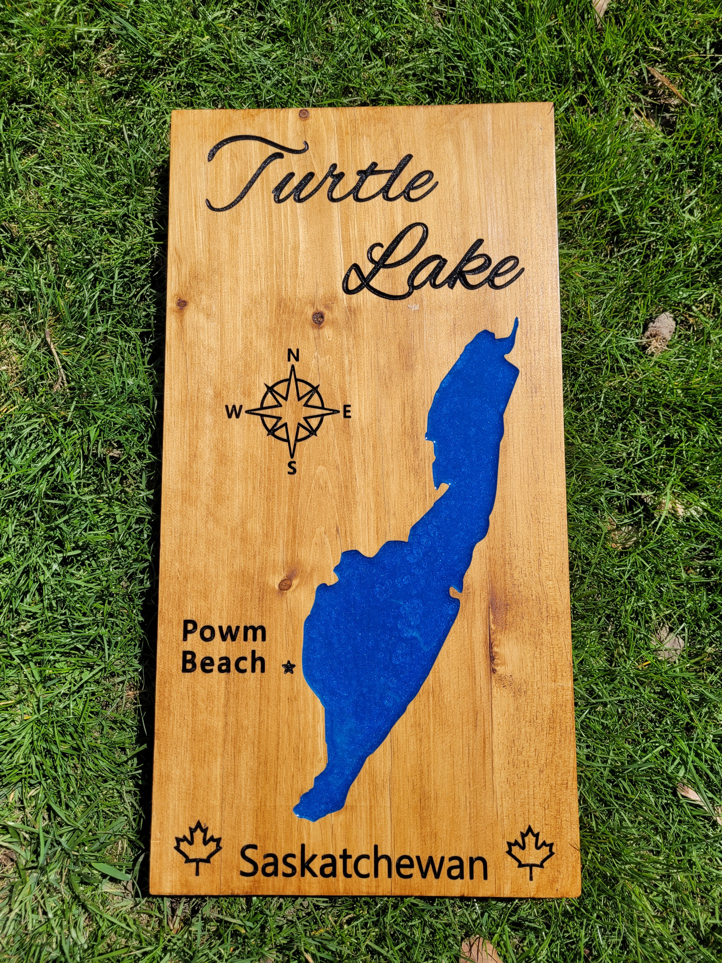 Turtle Lake Sign