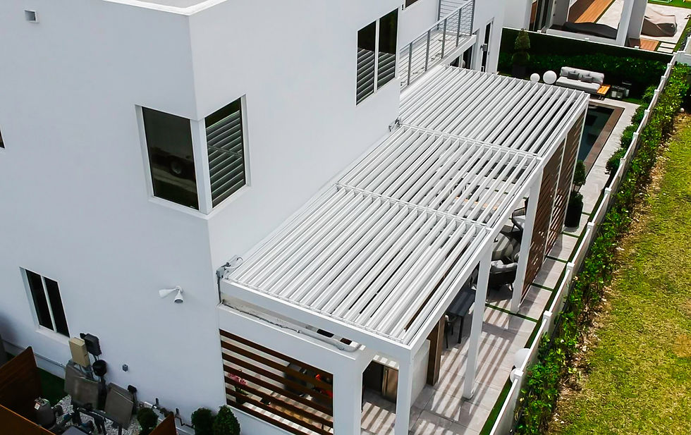 The Benefits of Installing a Motorized Pergola in Your Miami Backyard