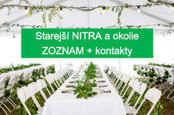 Starejší Nitra a okolie, zoznam + kontakt!
