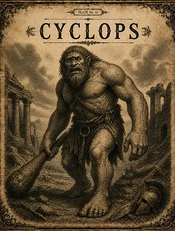 Portrait of the Cyclops, Mythical creature, 