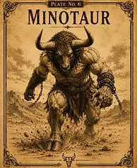Image of Minotaur, mythical beast of legend
