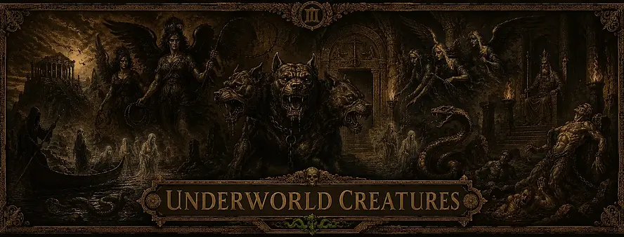 underworld creatures from greek mythology