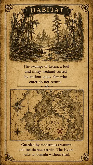 Where does the hydra live?