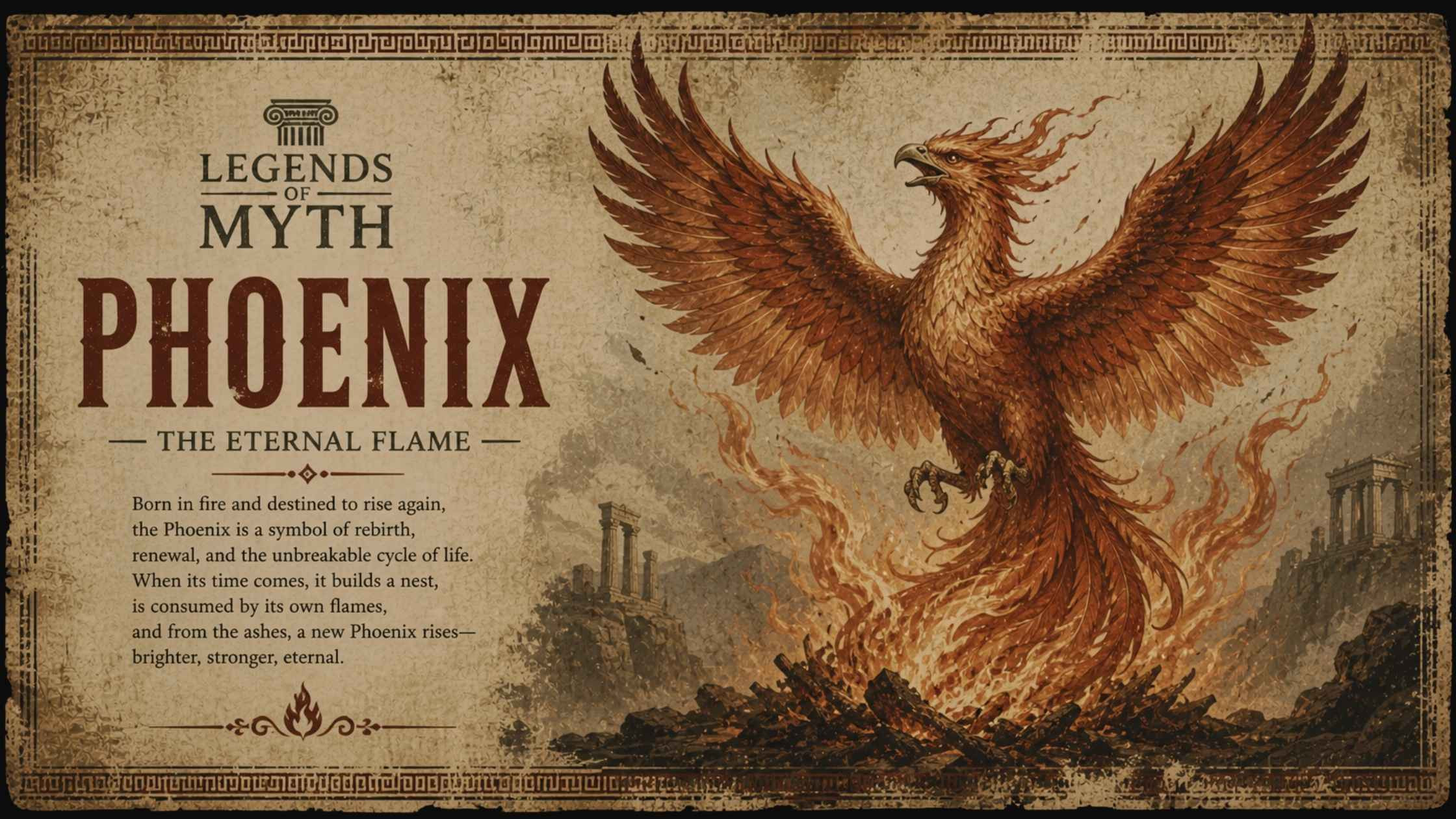 Web Phoenix The Phoenix| Legends of Myth