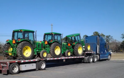 How to Transport Tractors, Supplies and Other Equipment