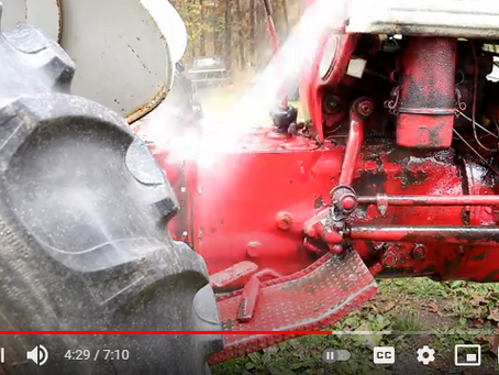 How To Easily Remove The Toughest Baked-in Grease and Grime From a Tractor