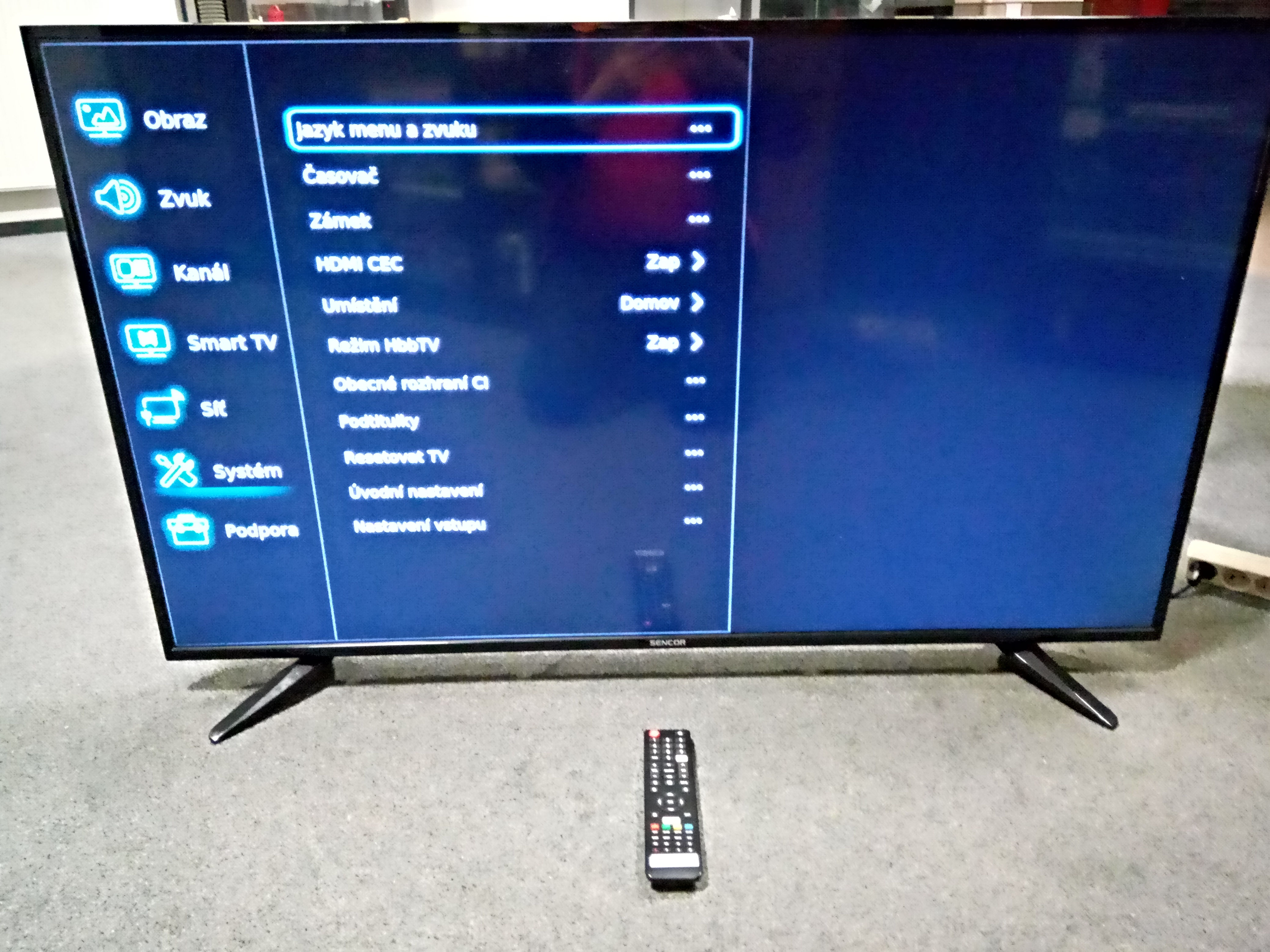 TV Sencor SLE 55US600TCS UHD SMART