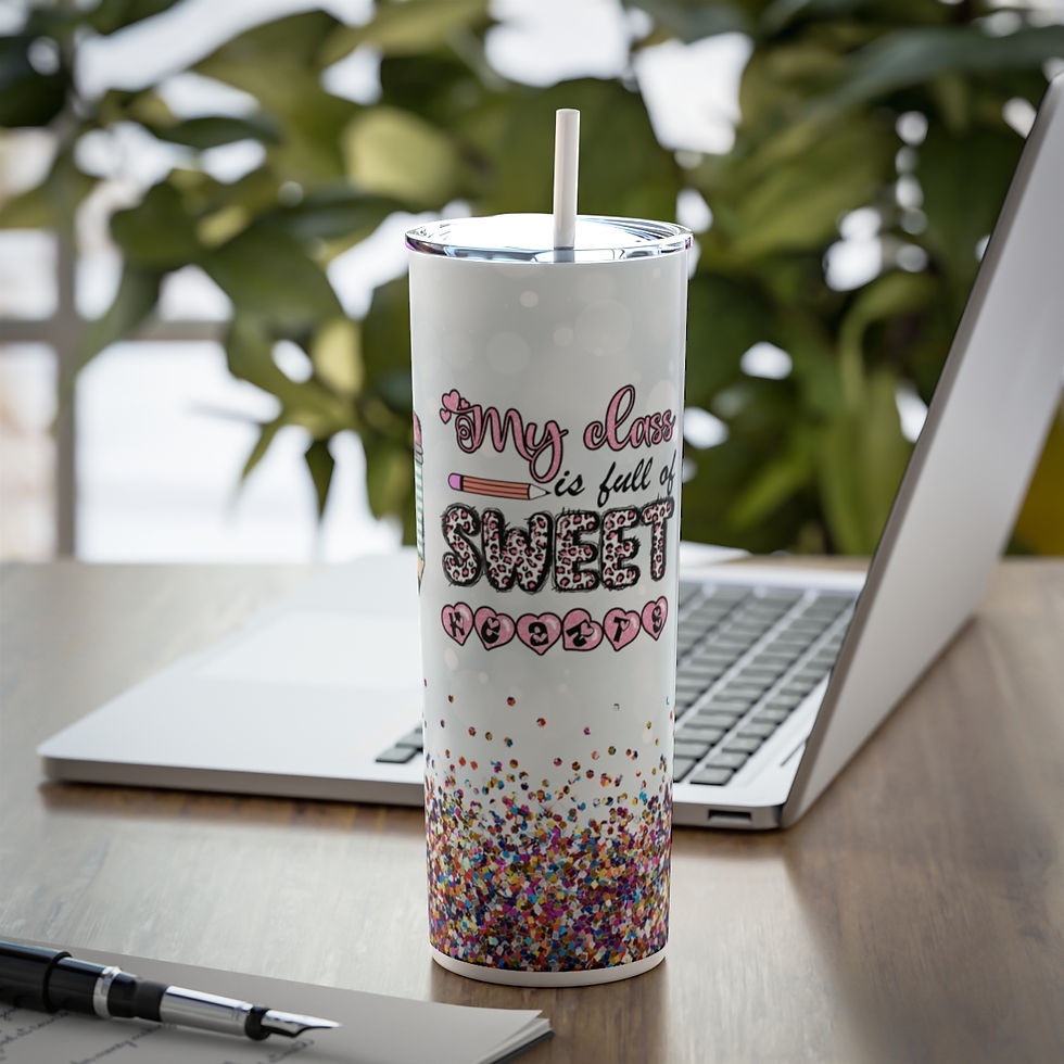 Thumbnail: Sweet Students Tumbler with Straw, 20oz