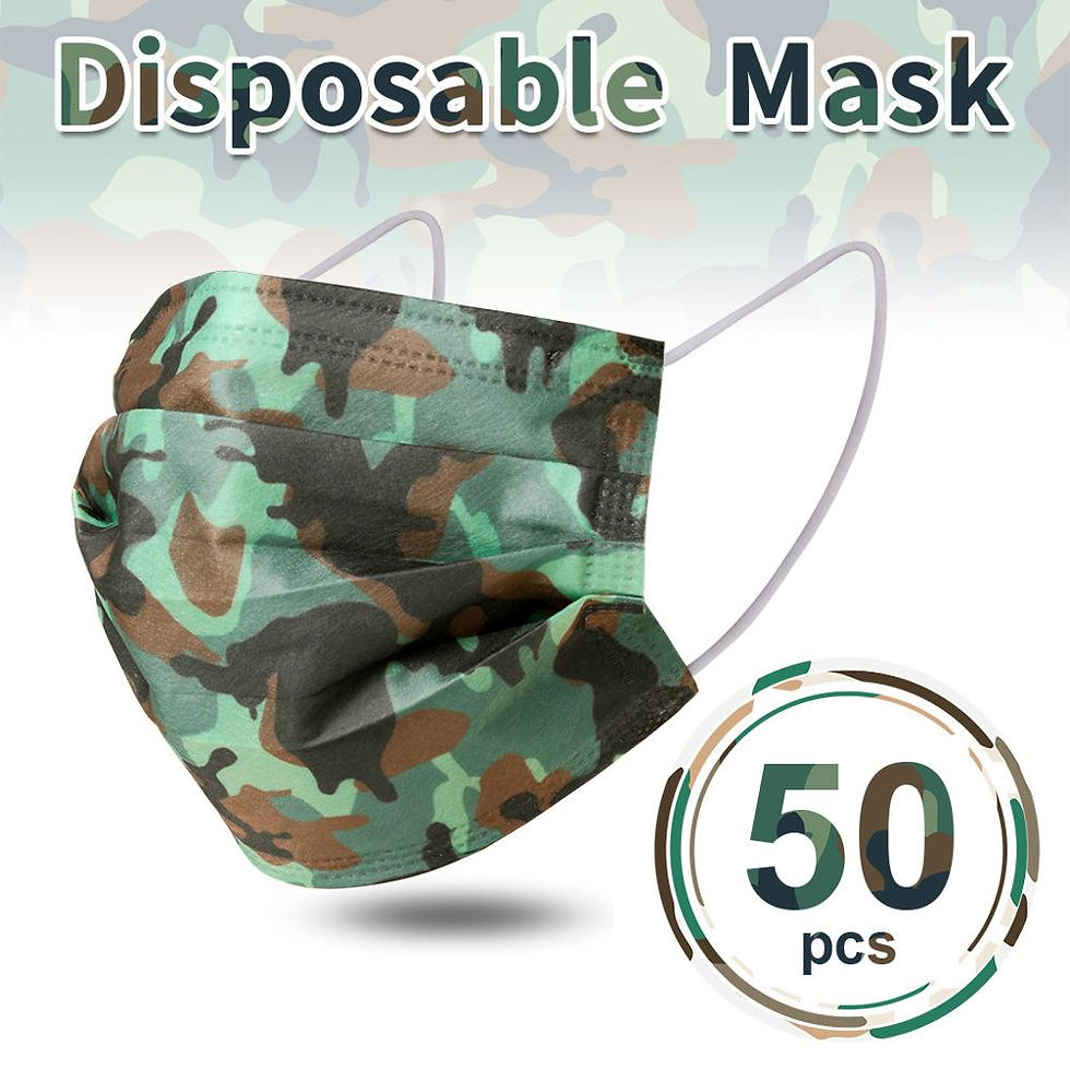 Thumbnail: Camouflage 3 Layer Disposable Mask 