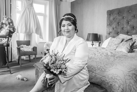 Natural Wedding Photography Photo of Bride's Flowers in Swansea, Carmarthen and The Gower