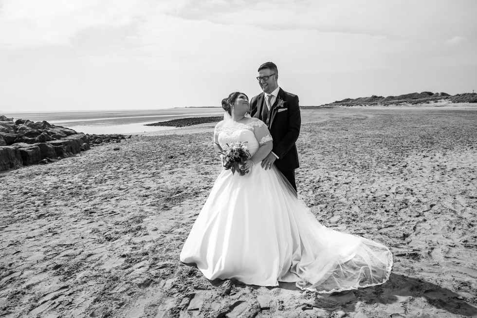 Burry Port Lighthouse Wedding Photography with the Gower and Swansea Beach